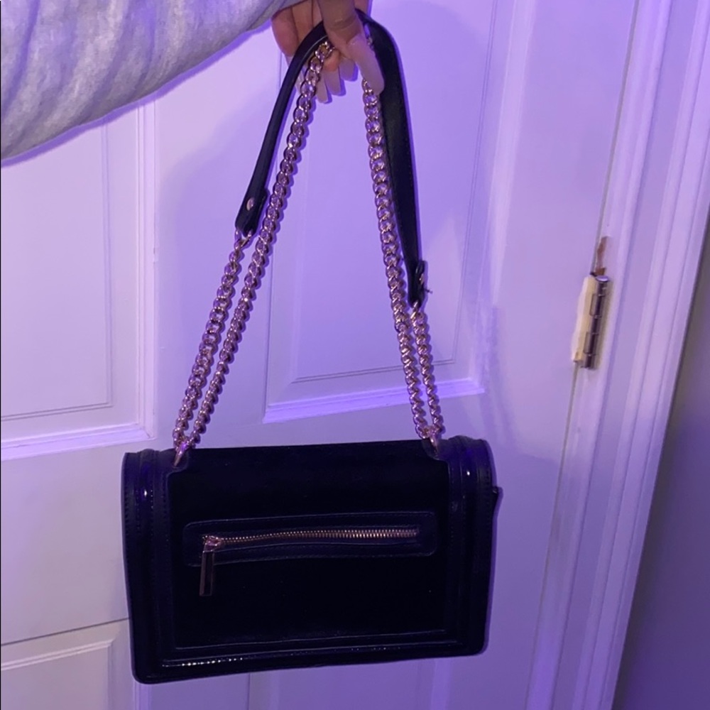 Black velvet purse ✨